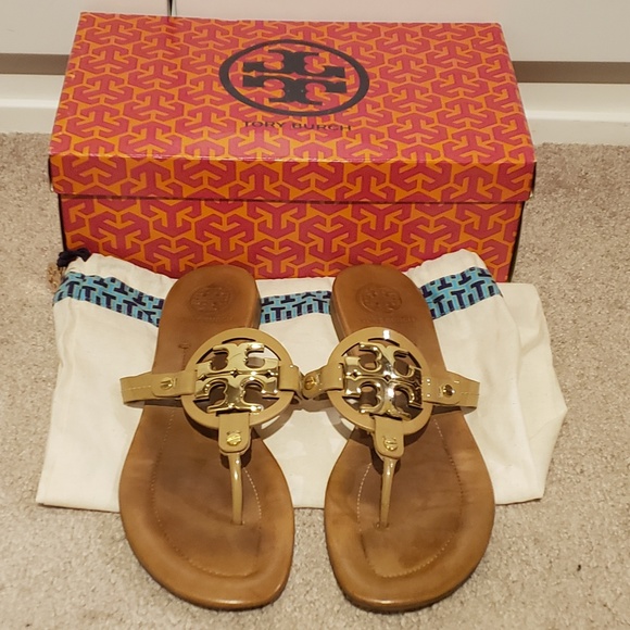 Tory Burch Shoes - Tory Burch Miller 2 Sandals Royal Tan Size 8.5
